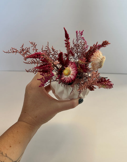 Mini Lover + White vase